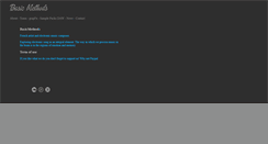 Desktop Screenshot of basicmethods.org