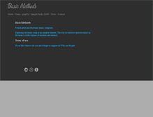 Tablet Screenshot of basicmethods.org